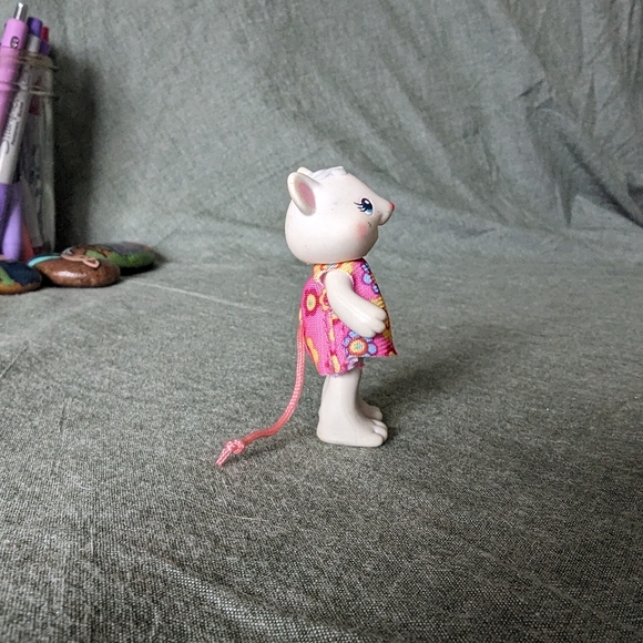 Fisher Price Sweet Streets Hideaway Hallow Mouse Figure Candy Shop White Candice - Picture 5 of 12